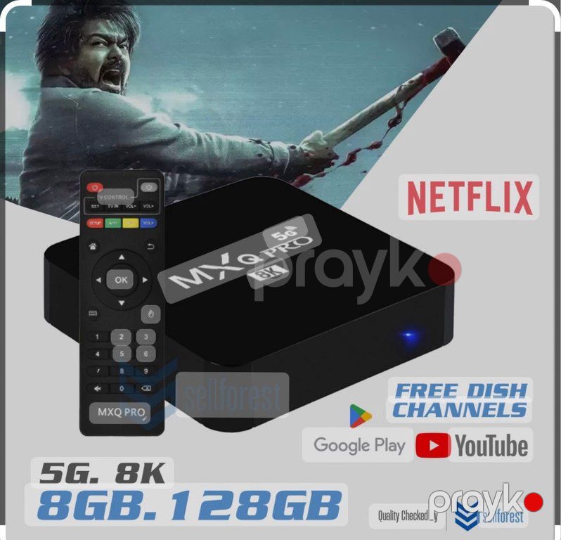 Android TV box 8 RAM 128 GB Android 12 — TV və Video, Bakı (2)