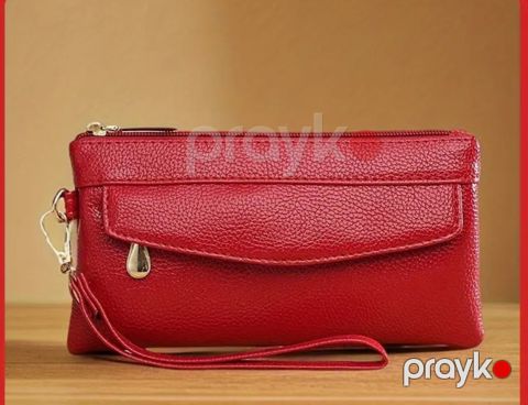 Pul kisəsi qadınlar üçün 9519_56600794, eko dəri, qırmızı — Bakı