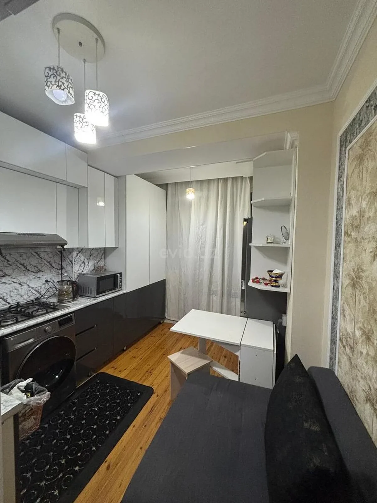 Kirayə 1 otaqlı mənzil Xırdalanda — Mənzil, Abşeron (8)