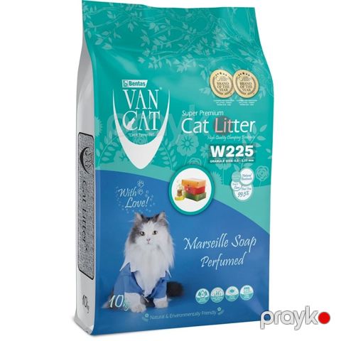 Pişiklər üçün topalanan doldurucu Van Cat Super Premium Quality Marseille Soap, 10 kq, qablaşdırma fərqli ola bilər — Bakı