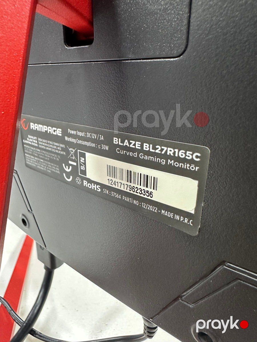 Gaming monitor Rampage Blaze BL27R165C 27” 165Hz 1ms — Kompüterlər və noutbuklar, Bakı (3)