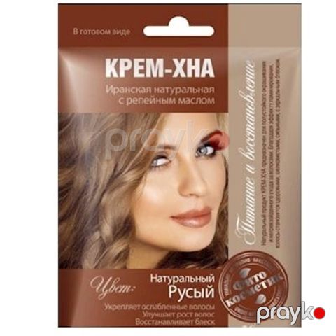 Krem-xına hazır şəkildə ayıpəncəsi yağı ilə Фитокосметик İran Təbii Təbii Sarışın 50 ml — Bakı