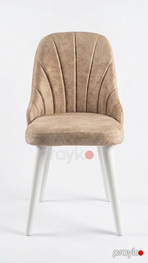 Stul Zenra, fıstıq ağacı, bej, 93x50x55 sm — Bakı