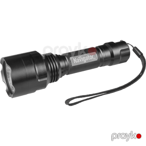 Professional fənər Navigator NPT-P03-18650,500lm,8saat,Alüminium,380q,Qara — Bakı