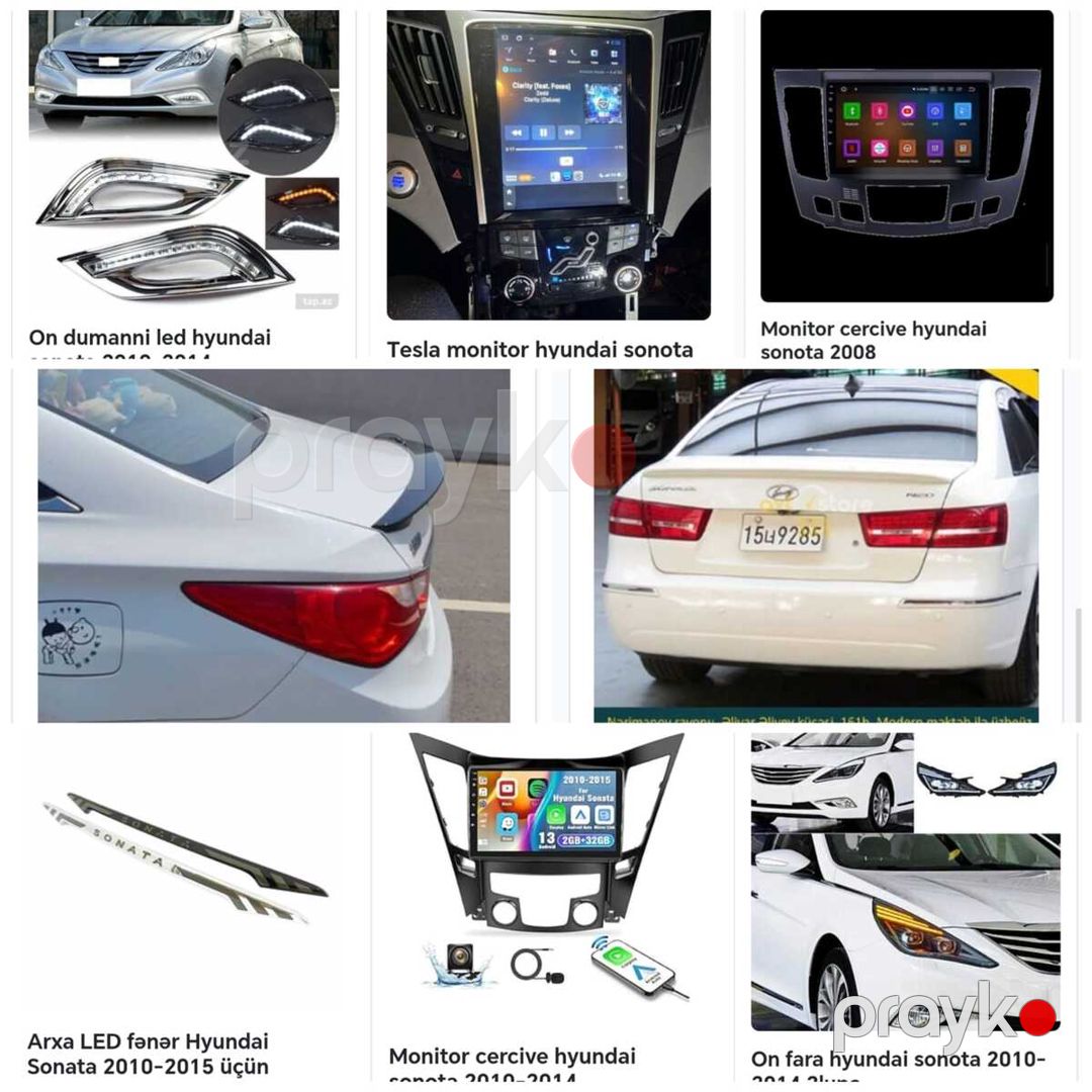 Hyundai Sonata aksesuarları — Ehtiyat hissələri və aksesuarlar, Bakı (2)