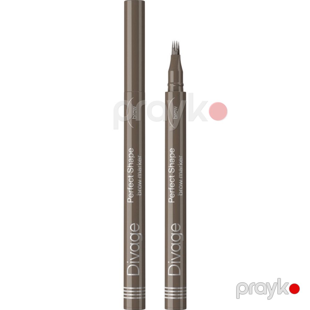 Qaşlar üçün marker Divage Perfect Shape ton 01 açıq qəhvəyi — Mallar, Bakı
