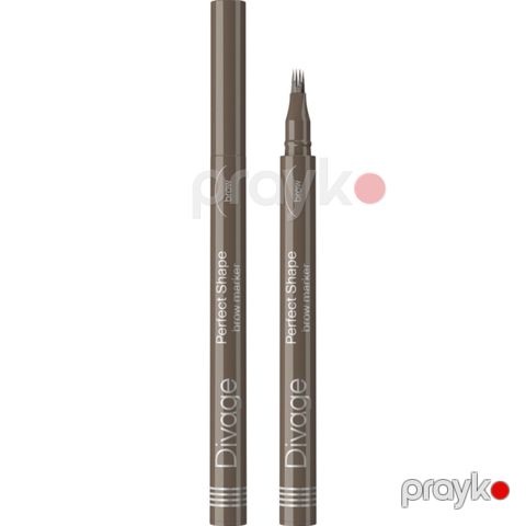 Qaşlar üçün marker Divage Perfect Shape ton 01 açıq qəhvəyi — Bakı