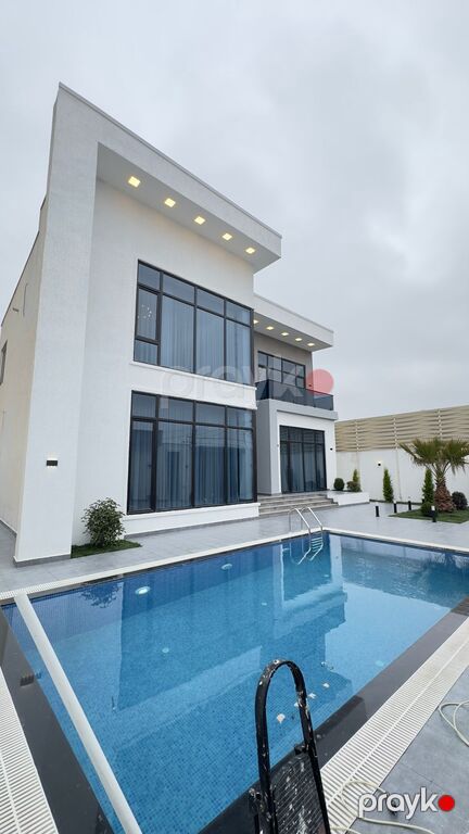 Satılır 6 otaqlı həyət evi/bağ evi 450 m² — Ev, villa, Bakı (5)