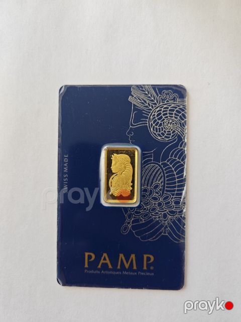 Pamp qızıl külçə 5 qram — Bakı