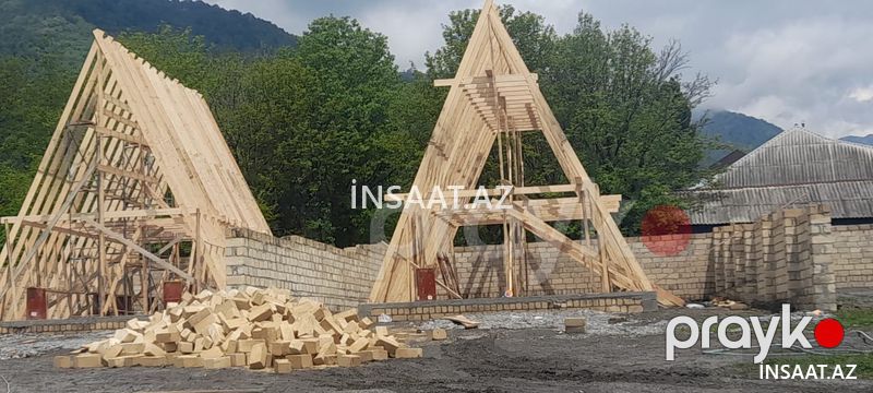 A Frame evlərin tikintisi — Təmir və inşaat, Bakı (4)