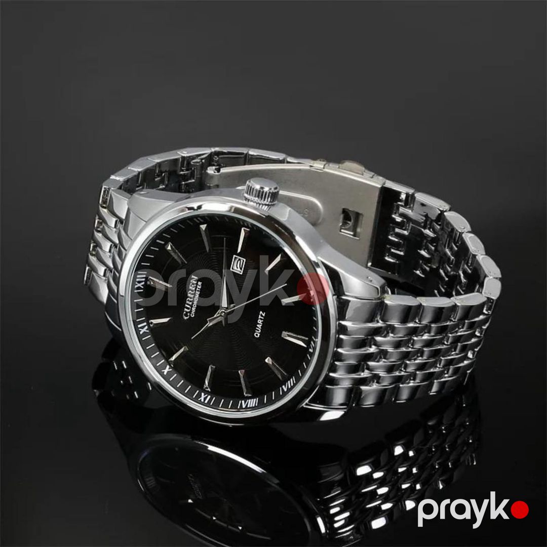 Qol saatı kişilər üçün Curren 8052 Silver/Black — Mallar, Bakı (3)