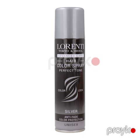 Saç üçün sprey-boya Lorenti Crazy Color Silver, 150 ml — Bakı