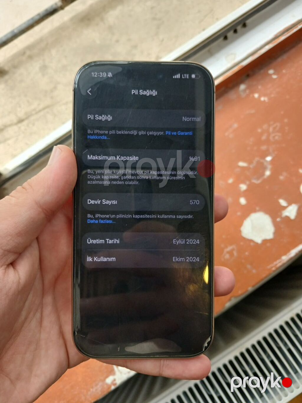 IPhone 16 Pro, 128 GB, Desert Titanium, Simsiz şarj — Apple iPhone, Bakı (6)