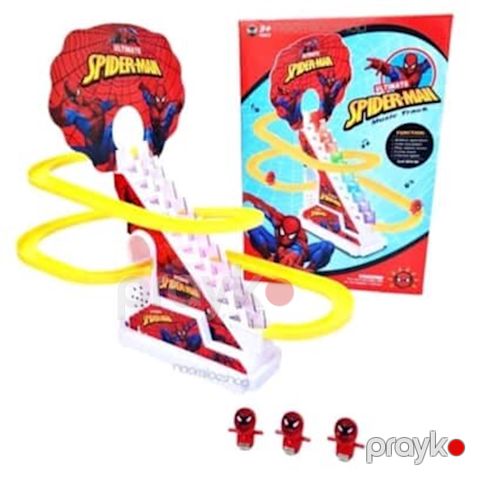 Eskalator ilə musiqili attraksion Spider man — Bakı