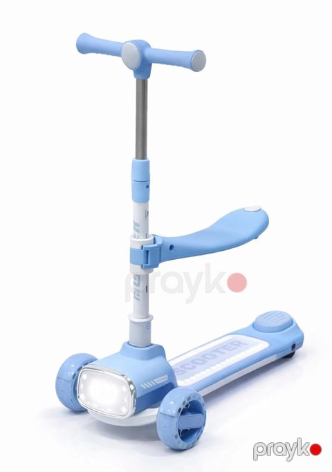 Uşaqlar üçün samokat AYKN_818, mavi, 1-5 yaş — Bakı