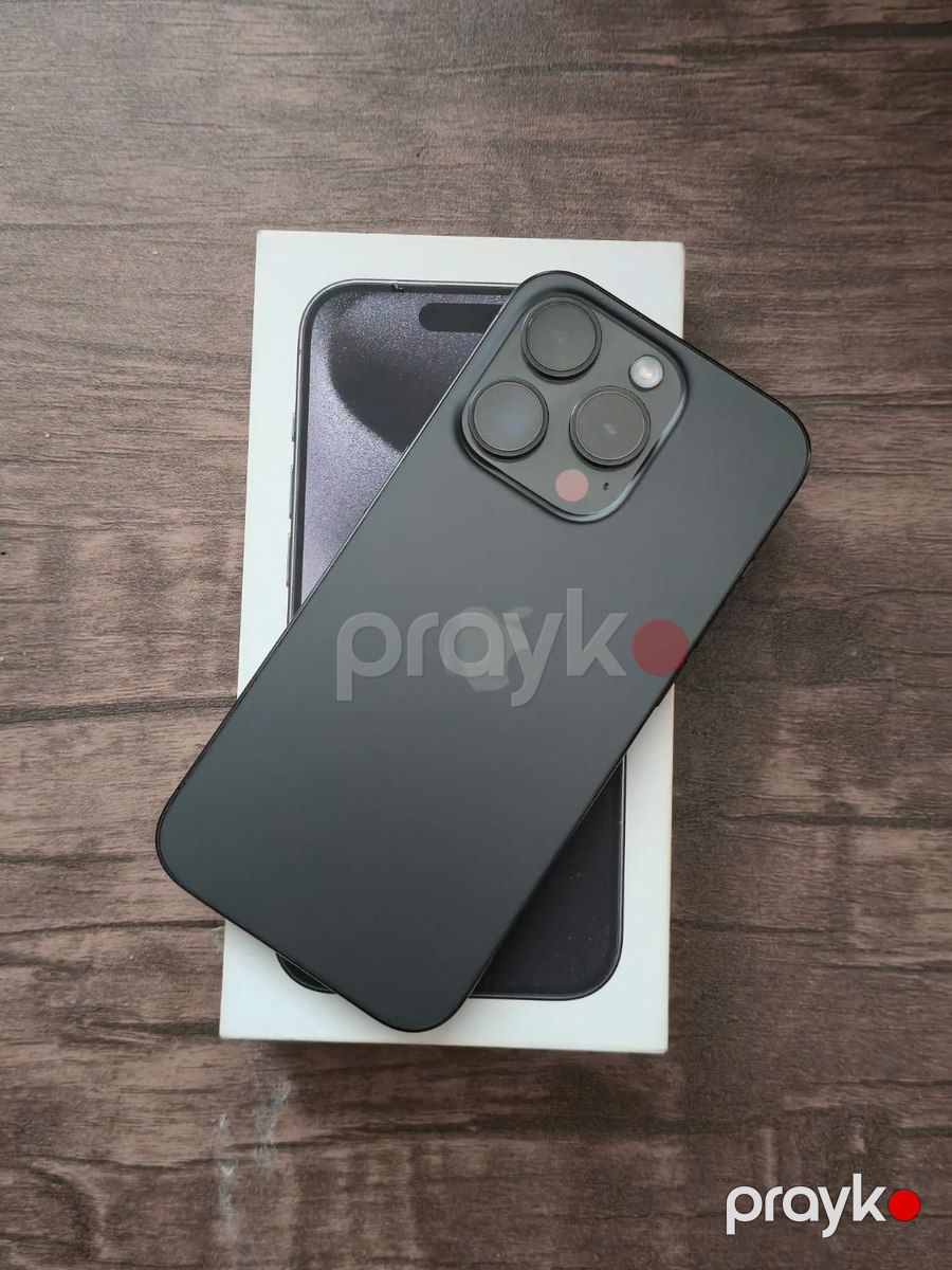 Apple iPhone 15 Pro Black Titanium 128GB/8GB — Smartfonlar, Bakı (2)