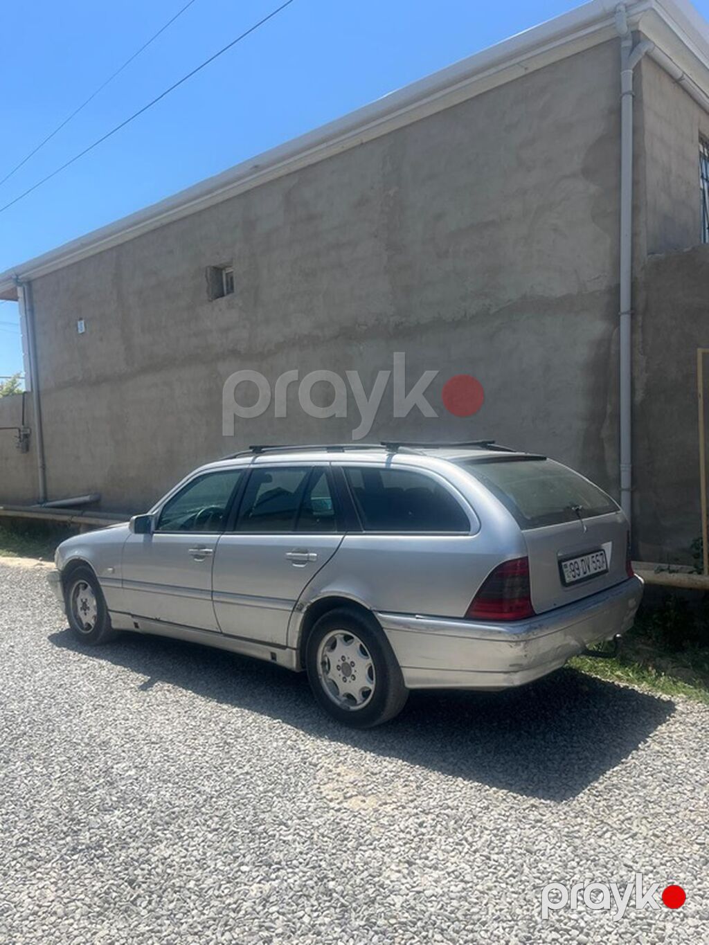 Mercedes-Benz C‑Class Universal (W202) – gümüş rəngli stansiyon vaqon — Avtomobillər, Xırdalan (2)