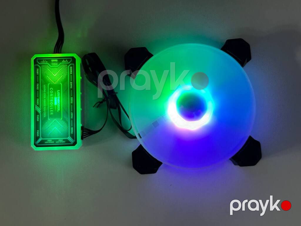 RGB Case Kuler "Loving Cool YH-120" 6 pin — Kompüterlər və noutbuklar, Bakı (4)