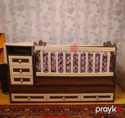Uşaq beşiyi – çevik və funksional model - Material: laminat/LDSP ağac — Digah
