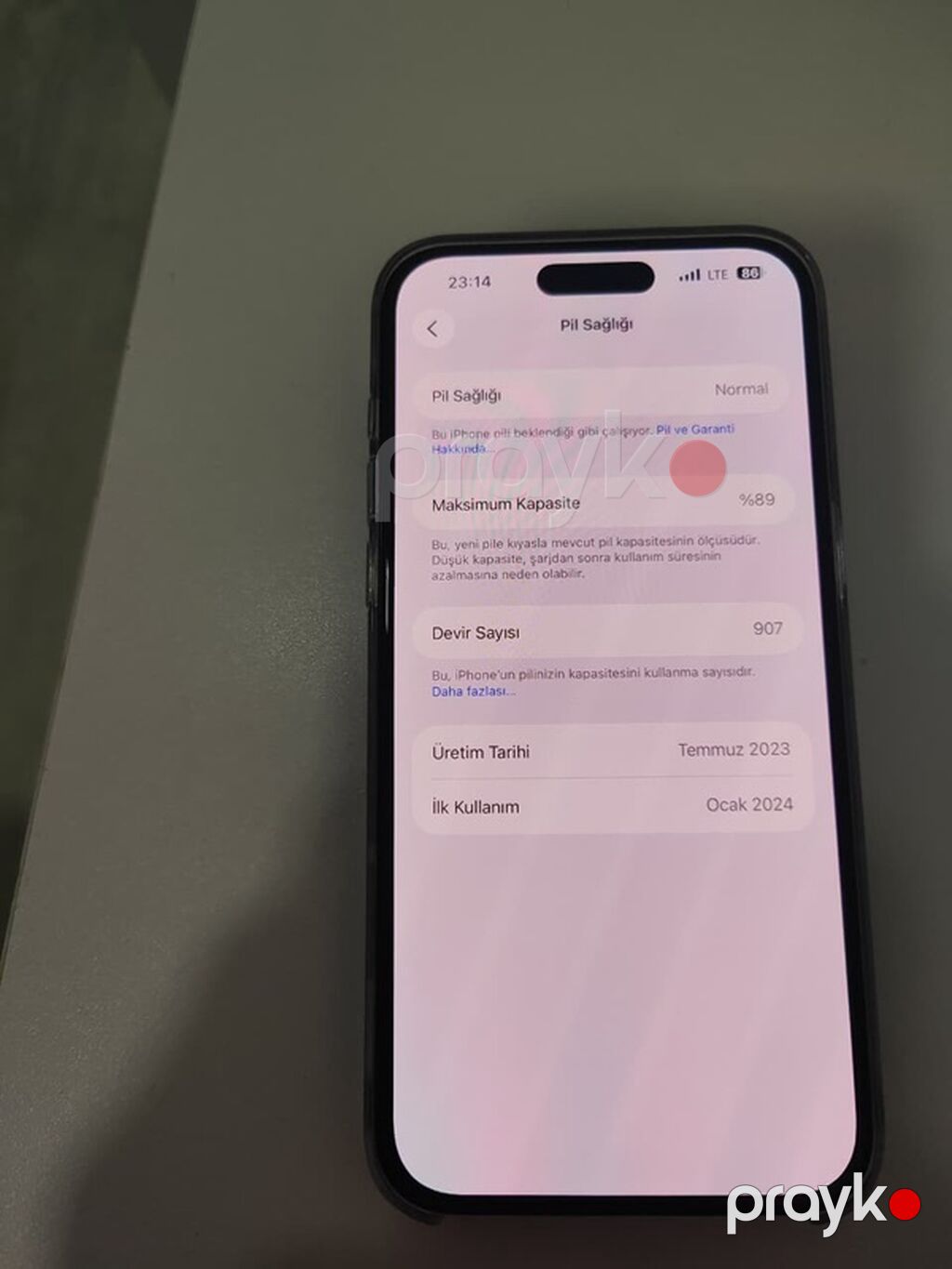 IPhone 15 Pro Max, 256 GB, Black Titanium, Face ID — Apple iPhone, Bakı (6)