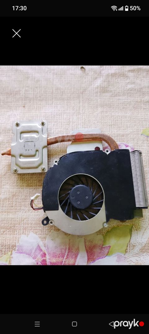 Noutbuk soyuducu sistemi – radiator, istilik borusu (heatpipe) və fan — Mingəçevir