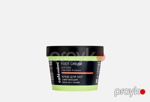 Ayaq kremi Cafe Mimi Yumşaldıcı Şi yağı və papaya 110 ml — Bakı