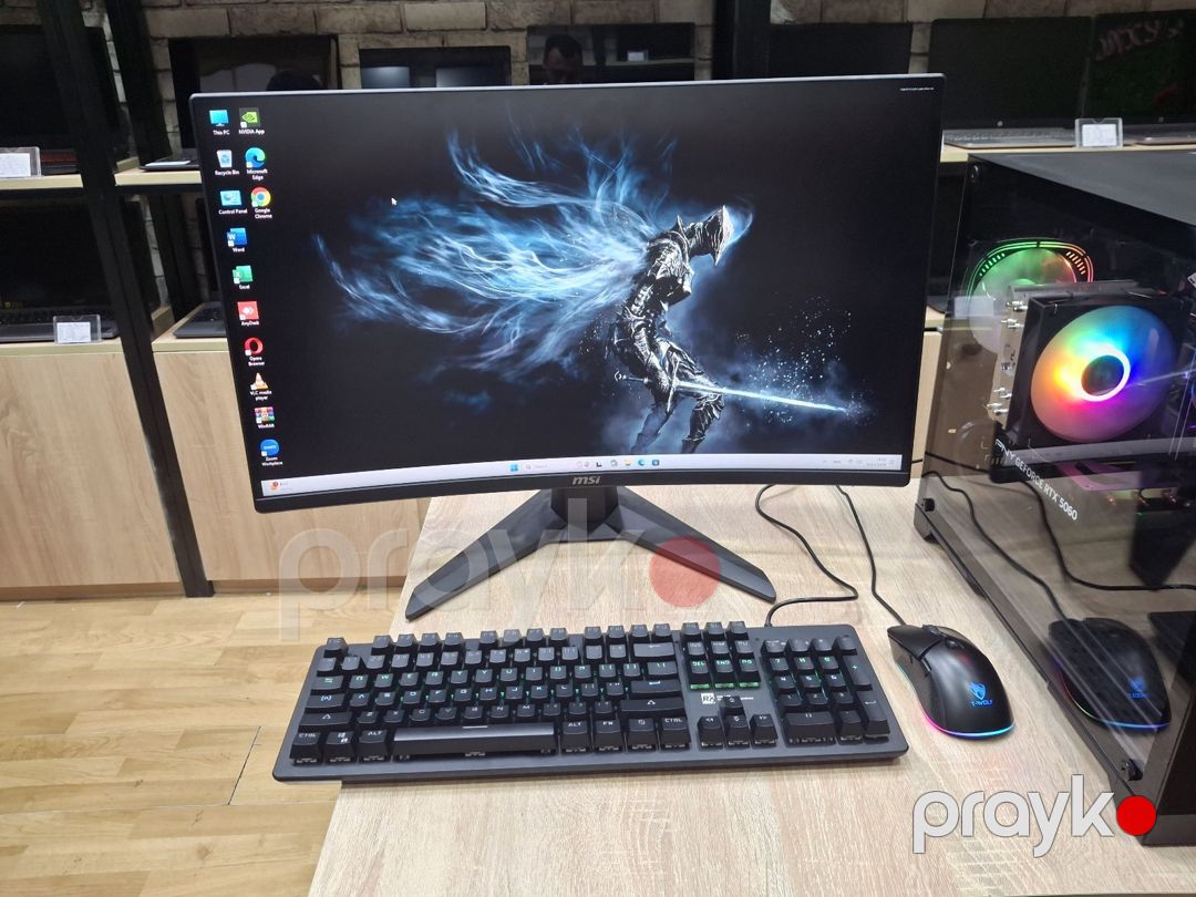 Gaming PC Keys i5 12400F Rtx5060 8gb 27Msi 280hz — Masaüstü kompüterlər, Bakı (5)