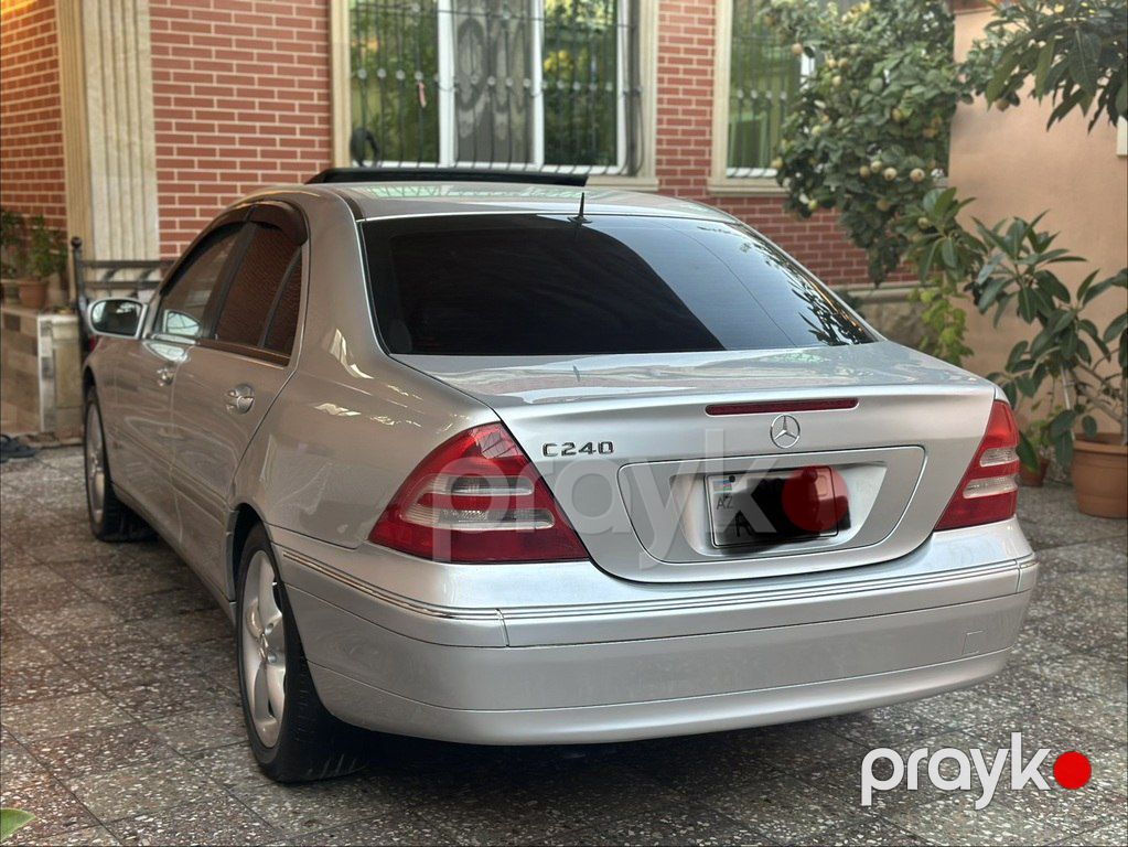 Mercedes C 240, 2.6 L, 2002 il, 200 000 km — Avtomobillər, Bakı (9)