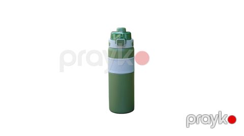 İdman su qabı Cup Premium, 600 ml, yaşıl/mavi — Bakı
