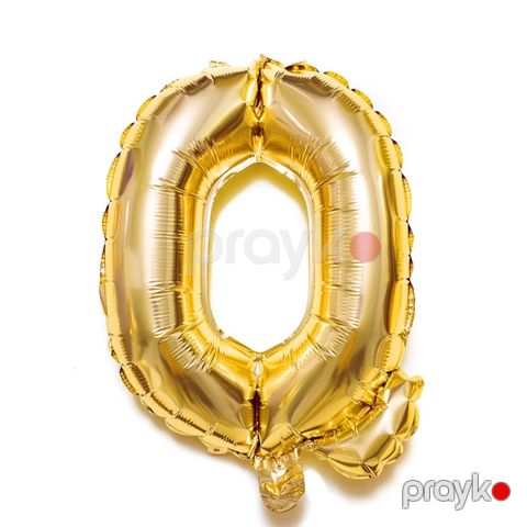 Şar Party fun Alphabet Q Hərfi, qızılı — Bakı