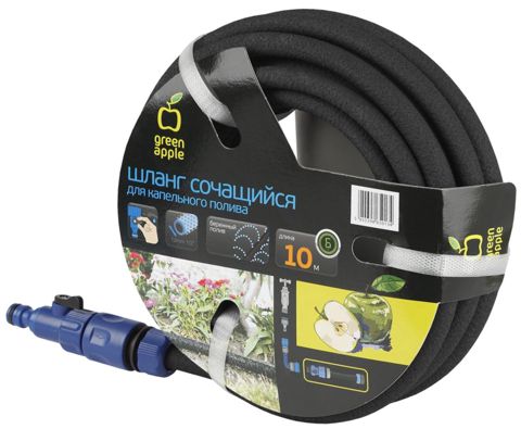 Şlanq Green Apple GWSH8-027, qara, 10 m — Bakı