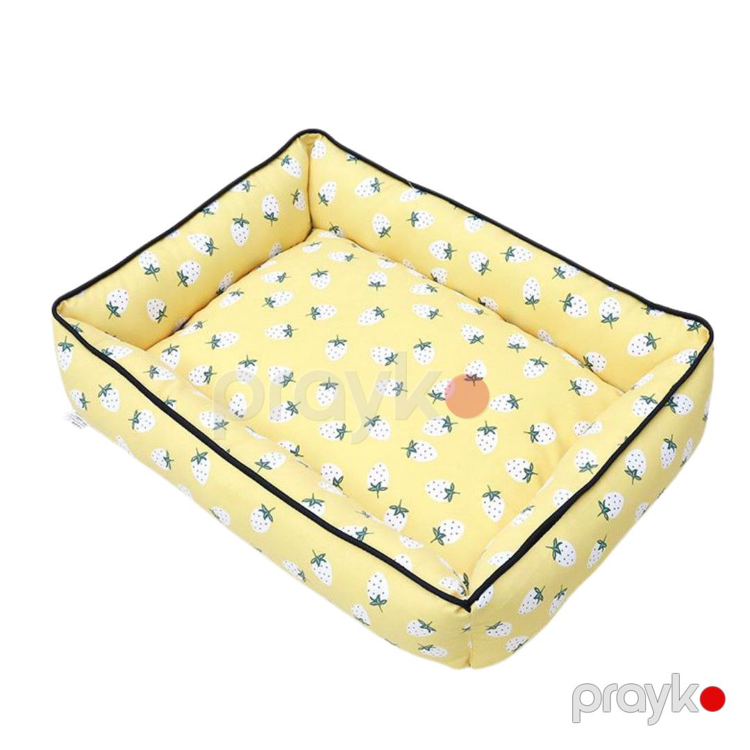 İtlər və pişiklər üçün döşək K03S, pambıq/parça, sarı, 32x43 sm — Mallar, Bakı