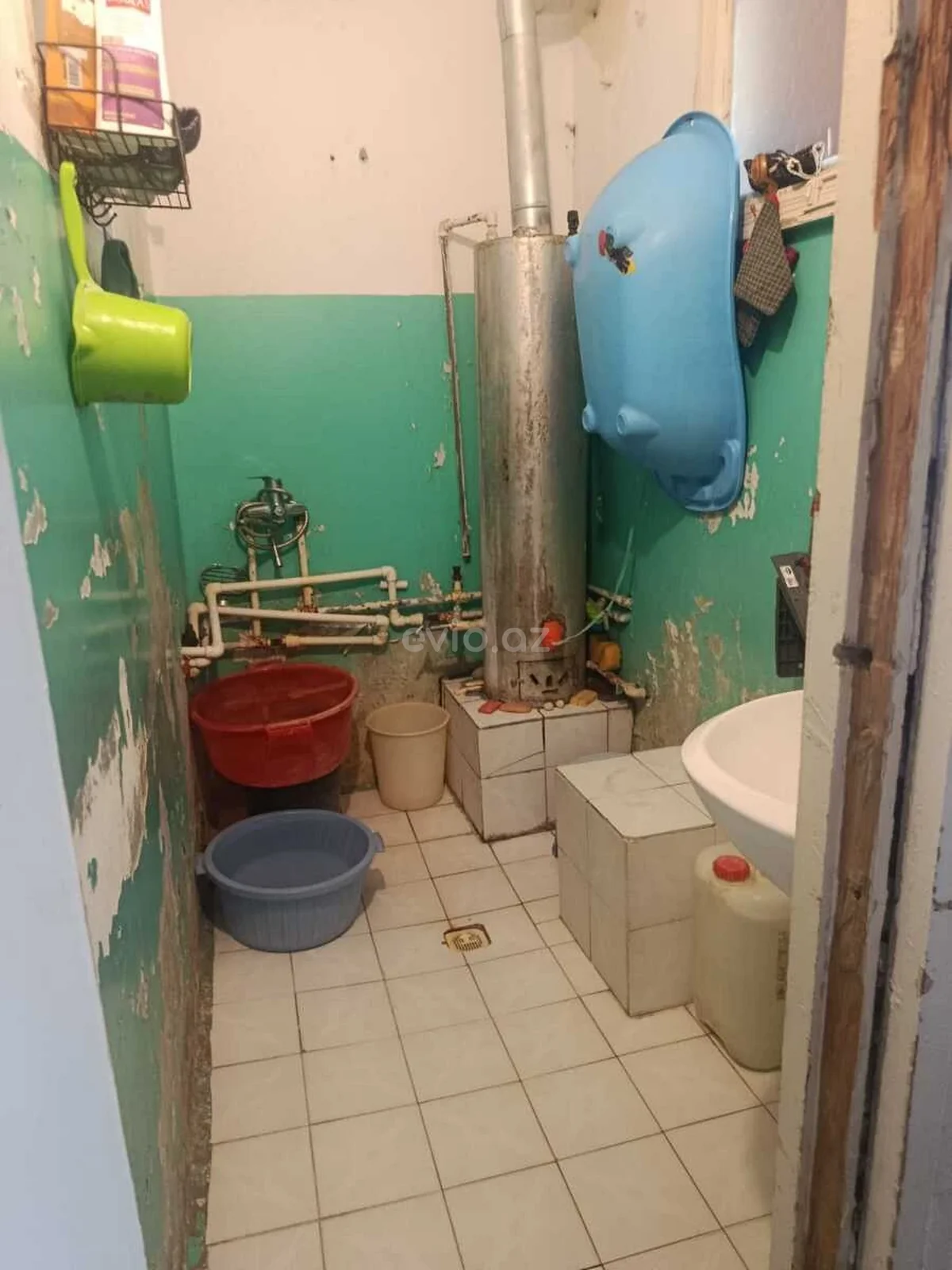 2 otaqlı orta təmirli mənzil satılır Köhnə Günəşli qəsəbəsində — Mənzil, Bakı (11)