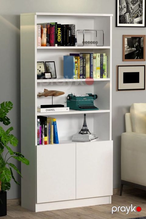 Stellaj ev_13900556, LDSP/laminat, ağ, 27x167x75 sm — Bakı