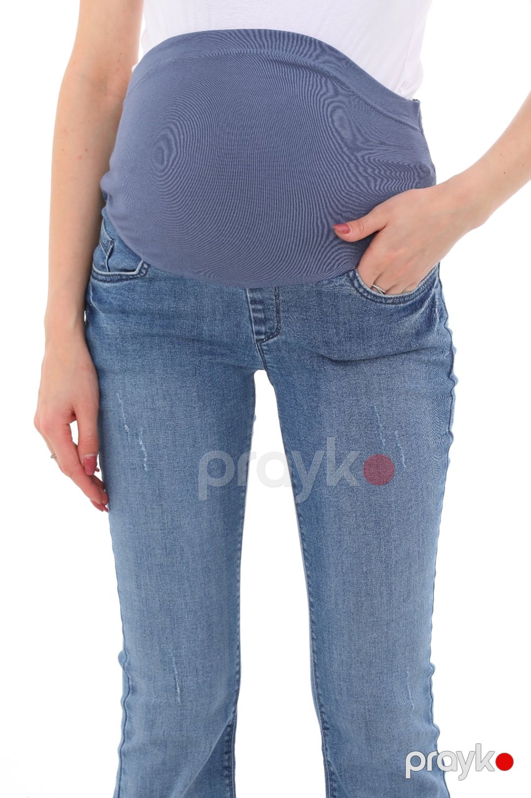 Hamilə qadınlar üçün klyöş cins Dessen des_6048, göy, pambıq/elastan, ölçü 38 — Mallar, Bakı (2)