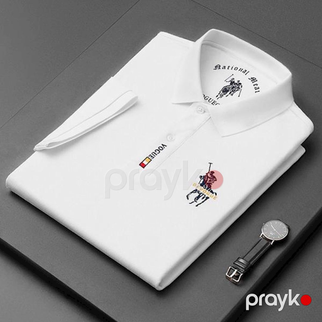 Kişilər üçün polo EB 757, ağ, pambıq, ölçü XL — Mallar, Bakı (2)