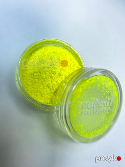 Dırnaqlar üçün piqment RuNail Professional Neon Açıq yaşıl — Bakı