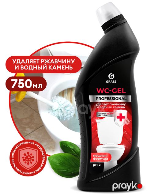 Hamam üçün təmizləyici vasitə "WC-gel" Professional (750 ml) — Bakı