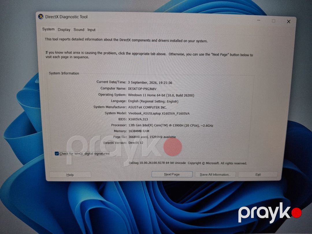 Noutbuk ASUS Vivobook i9 13900H — Noutbuklar, Bakı (7)