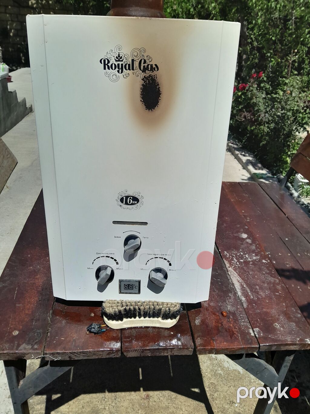 Royal Gas qazla işləyən su qızdırıcısı (kolonka) - Güc: 16 kW - Qazla — Kombilər, Sumqayıt (3)