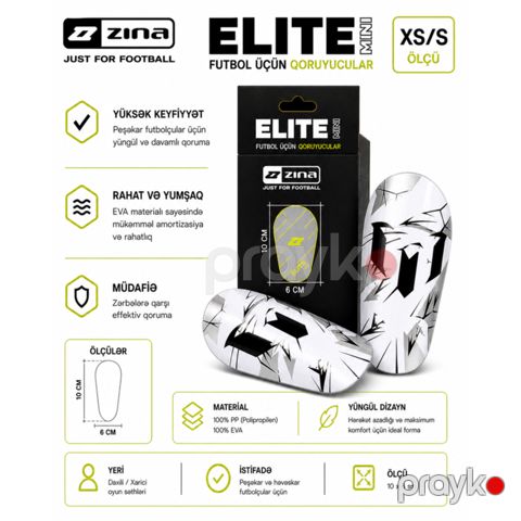 Qalxanlar dəsti Elite Mini Zina, ağ, ölçü XS/S — Bakı
