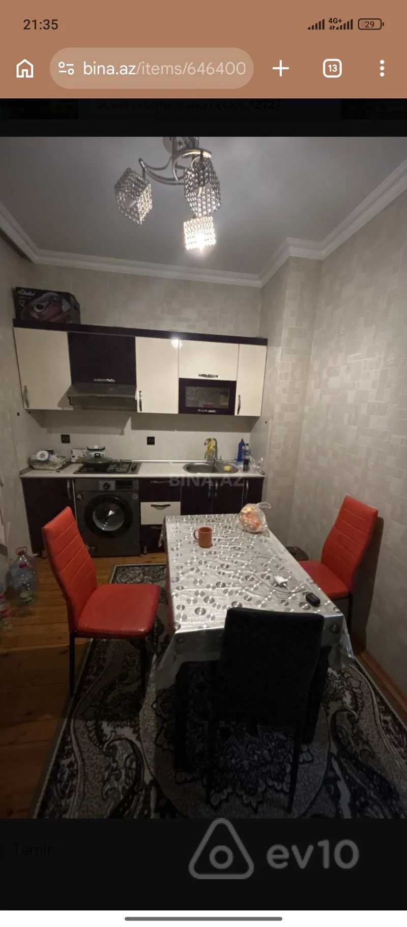 2 otaqlı mənzil, 80 m², Xırdalan — kirayə — Mənzil, Xırdalan (6)
