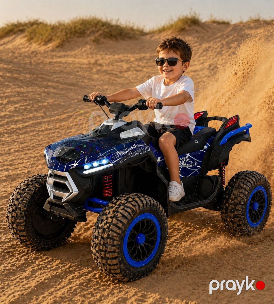 Uşaq elektrik avtomobili ABC_JM-902 4x4 24v, 3-8 yaş, göy — Mallar, Bakı (2)