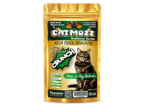Pişiklər üçün məzə Catmozz Tuna Crunch 50 q — Bakı