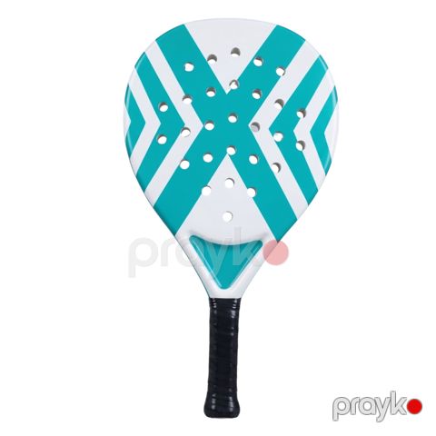 Padel raketkası dairəvi 455 mm uniseks ağ-mavi — Bakı
