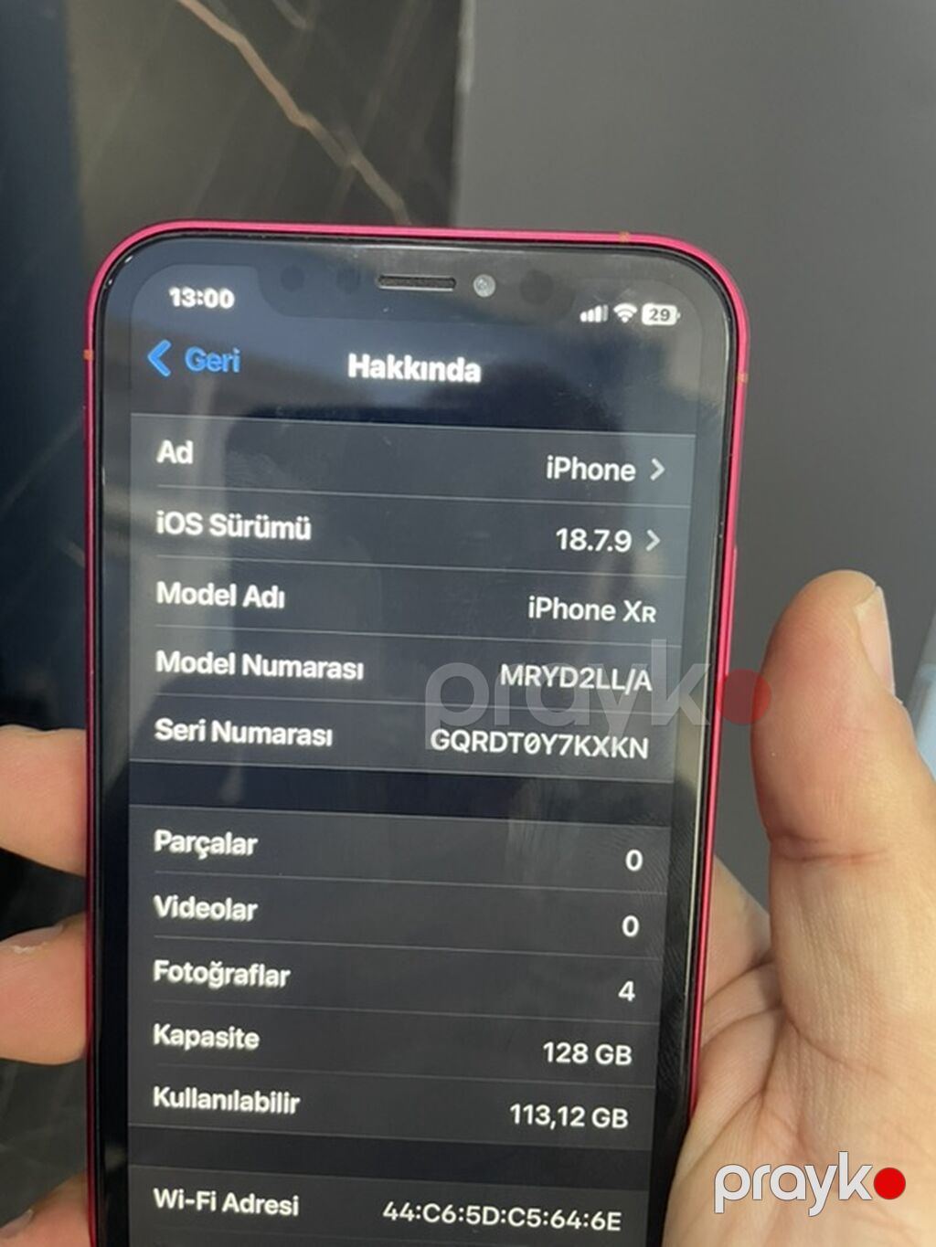 IPhone Xr, 128 GB, Qırmızı, Face ID — Apple iPhone, Bakı (3)