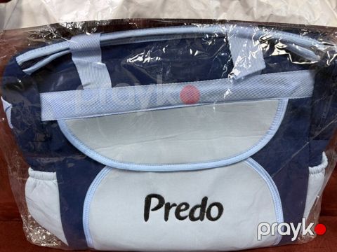 Predo uşaq bezi/ana çantası - Rəng: tünd mavi + açıq mavi - Ön — Bakı