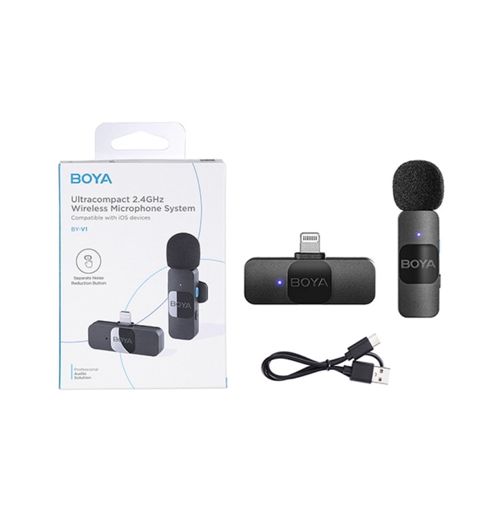 Simsiz yaxa mikrofonu "Boya V2" — Bakı