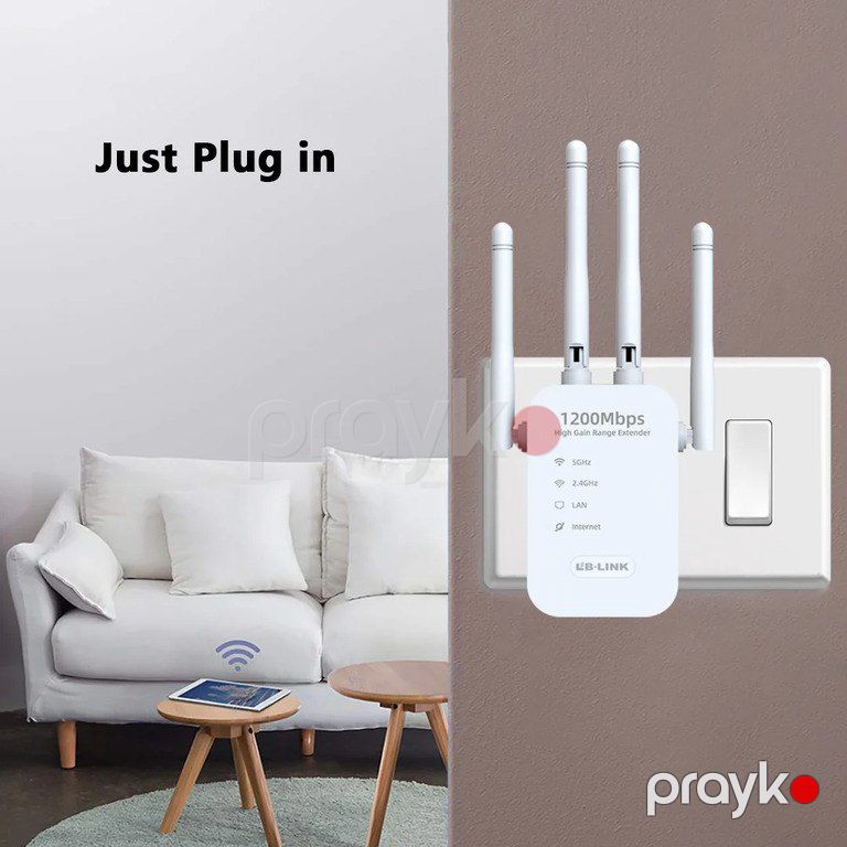 "Lb-lınk BL-RE1200 Ac 1200 Mbps" Wi-Fi siqnal gücləndirici — Şəbəkə və server avadanlığı, Bakı (6)