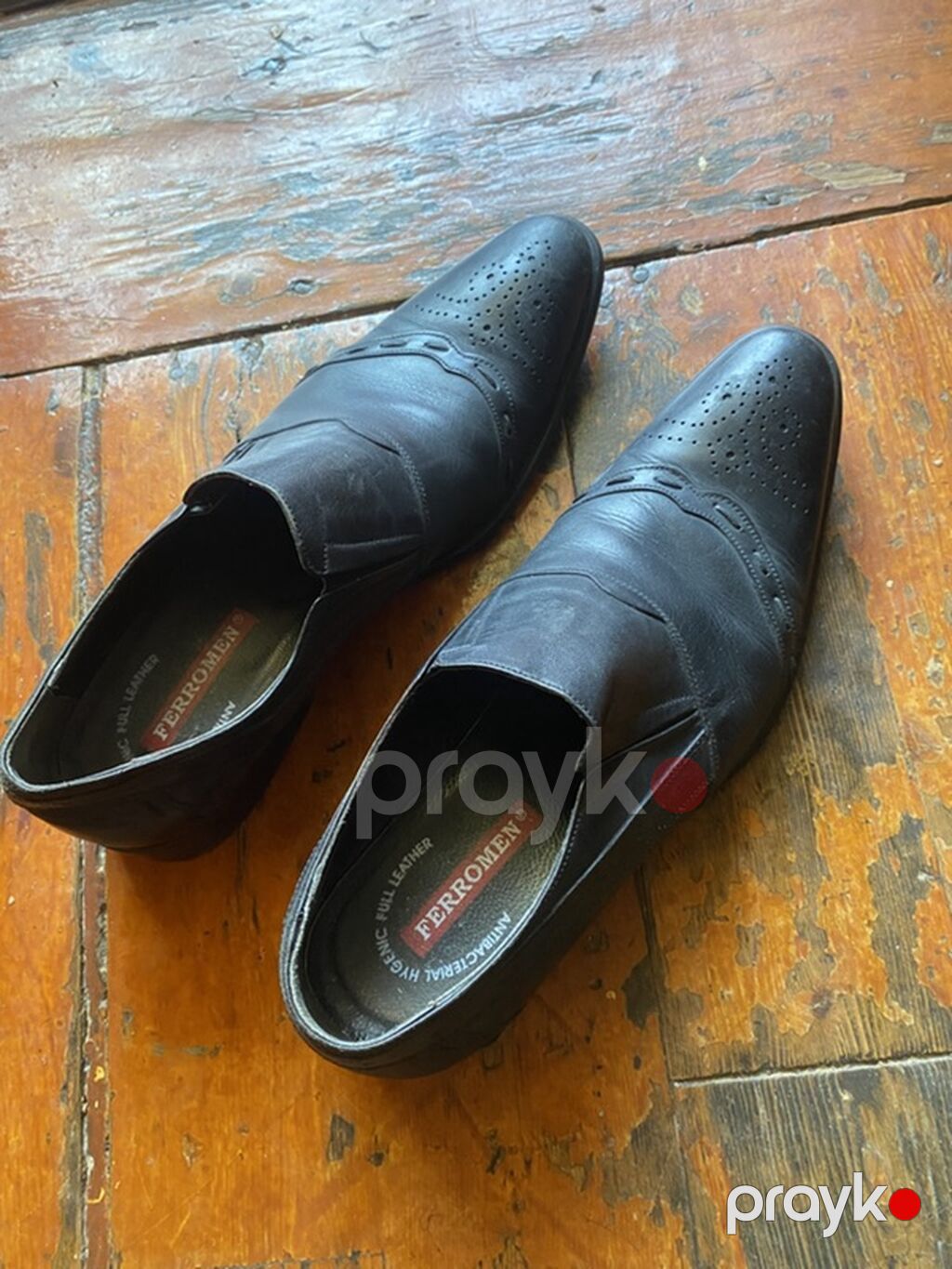 Ferromen kişi ayaqqabıları - Model: slip-on klassik - Rəng: qara — Ayakkabılar, Bakı (3)